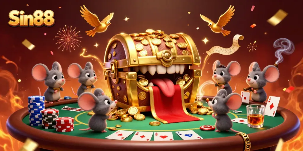 Experience the thrill at Sin88 Casino with captivating treasures and poker excitement.