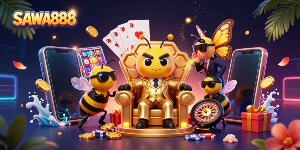 Engage with SAWA888's dynamic gaming experience through vibrant slots and rich visuals.