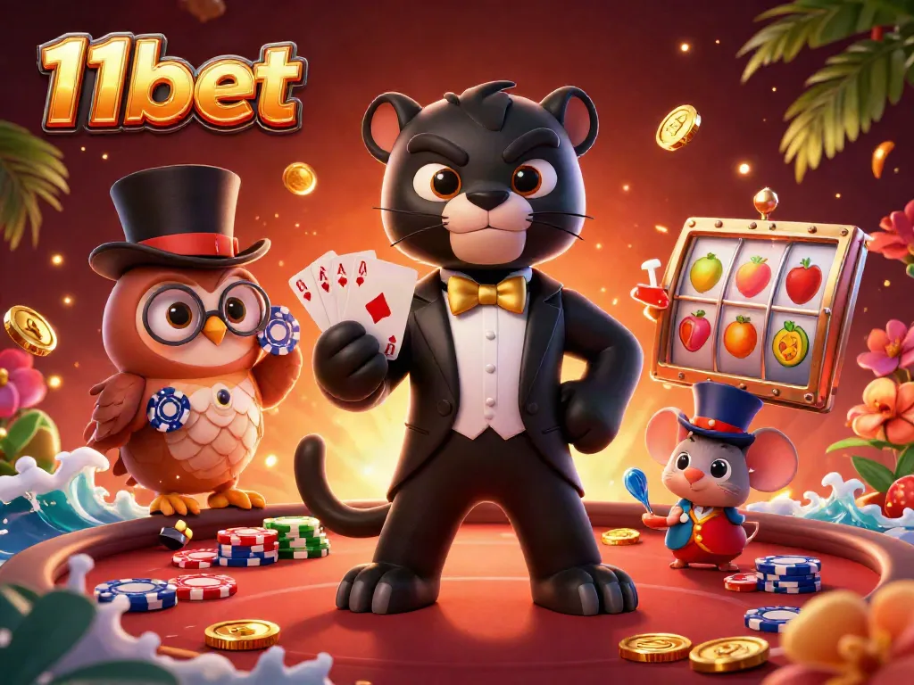 Engage with thrilling 11bet casino games featuring stylish characters and dynamic gameplay elements.