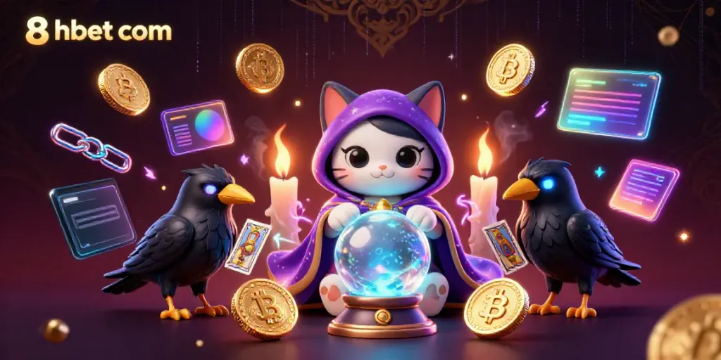 Engage with vibrant gaming elements at 8xbet com in a mystical casino scene