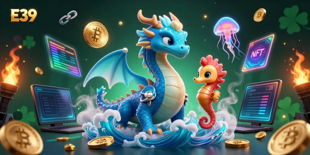 E39 - Khám phá trò chơi cá cược với hình ảnh rực rỡ từ thủy quái nước và hiệp sĩ cá ngựa.