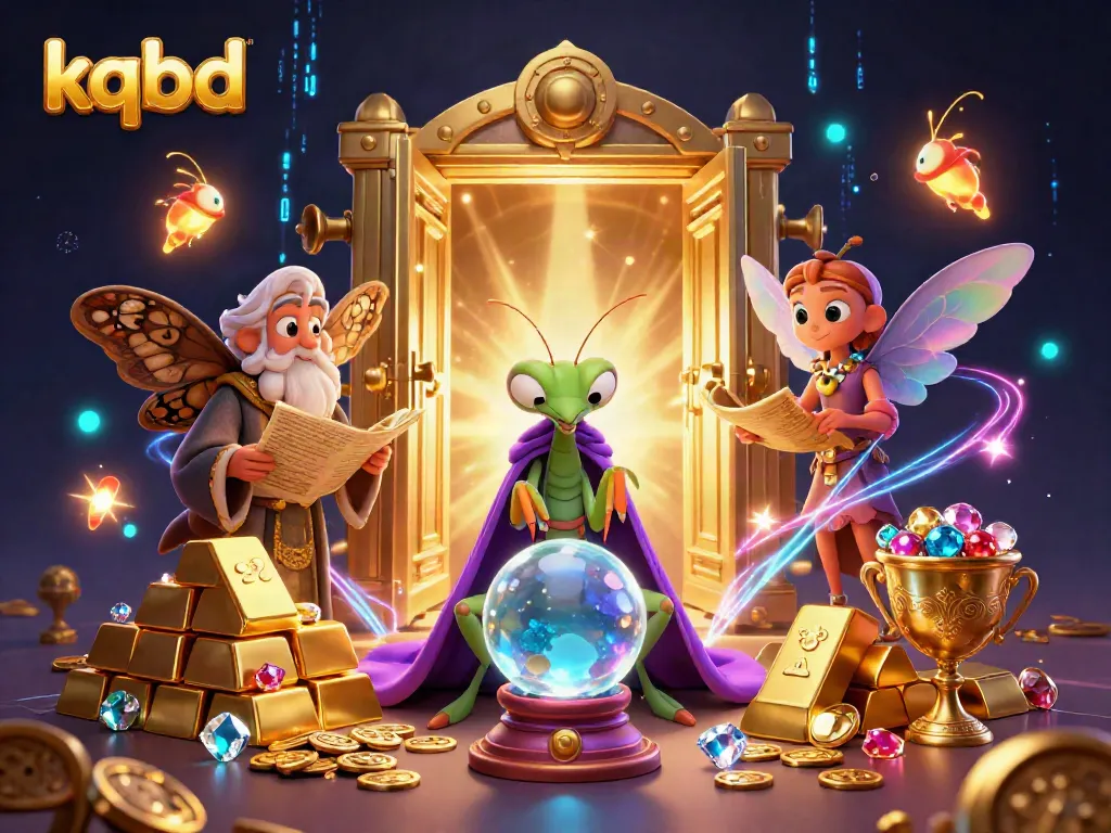 An engaging kqbd scene with fantasy elements illustrating a fortune teller and librarian immersed in a vibrant atmosphere of wealth.