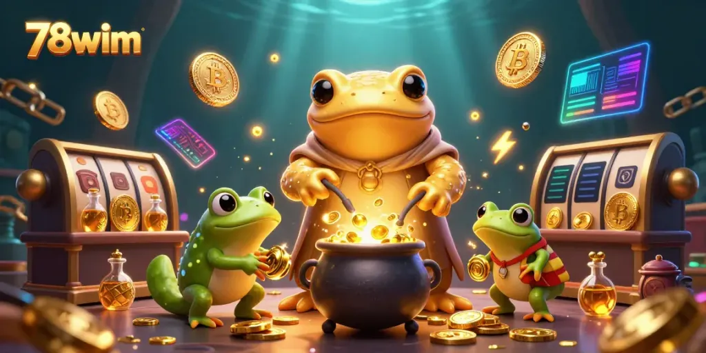 Engage in fortune with 78wim as a golden salamander alchemist transforms resources into jackpot wins.