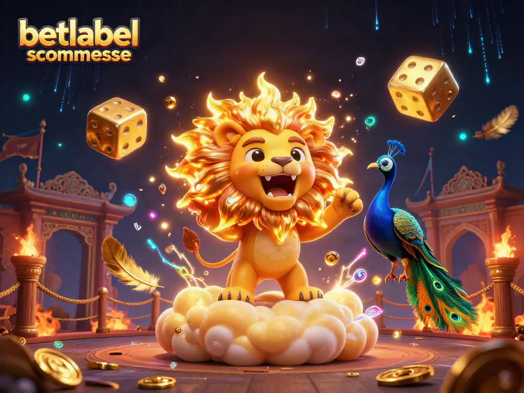 Experience thrilling betlabel scommesse action with dynamic gambling elements in a vibrant 3D scene.