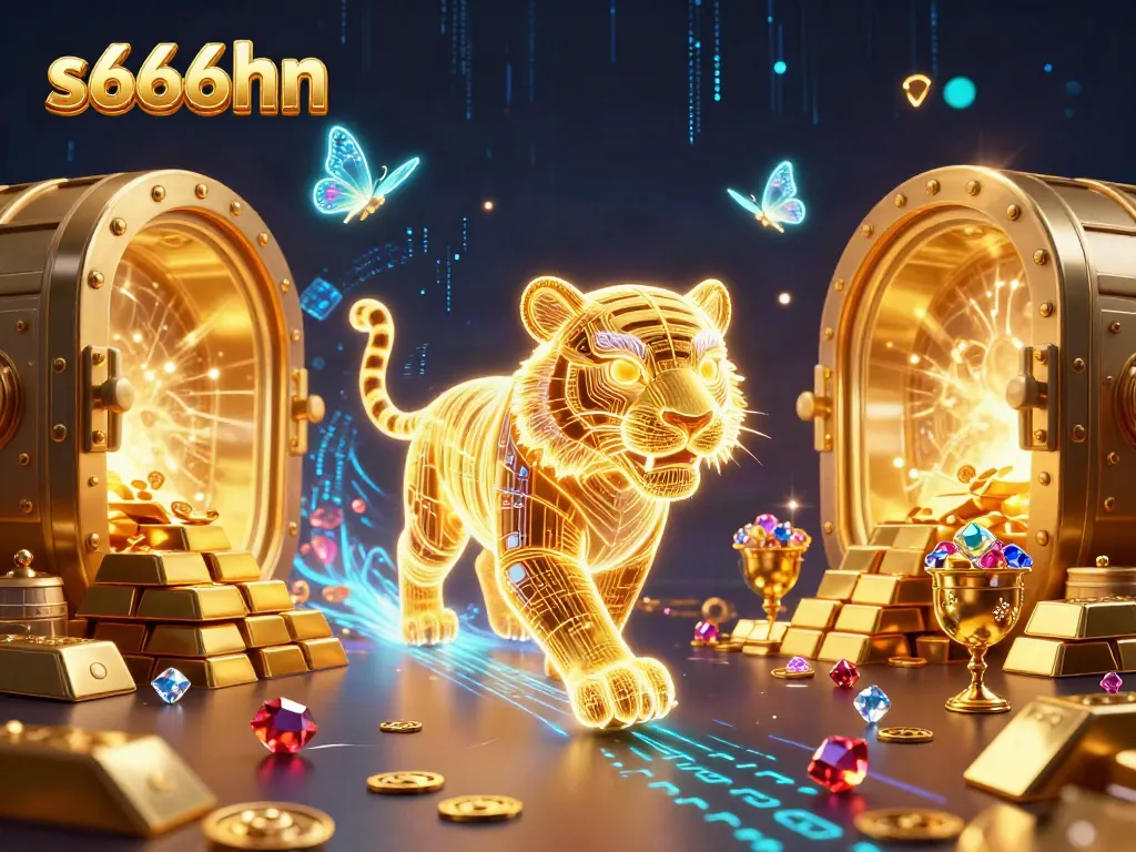 Win big with s666hn in this vibrant 3D casino illustration featuring immersive elements.