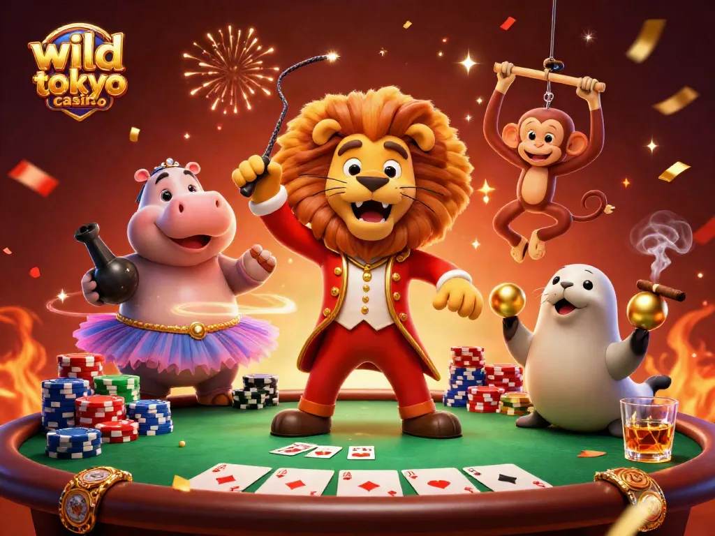 Engage with wild tokyo casino's electrifying atmosphere in a vibrant casino scene.